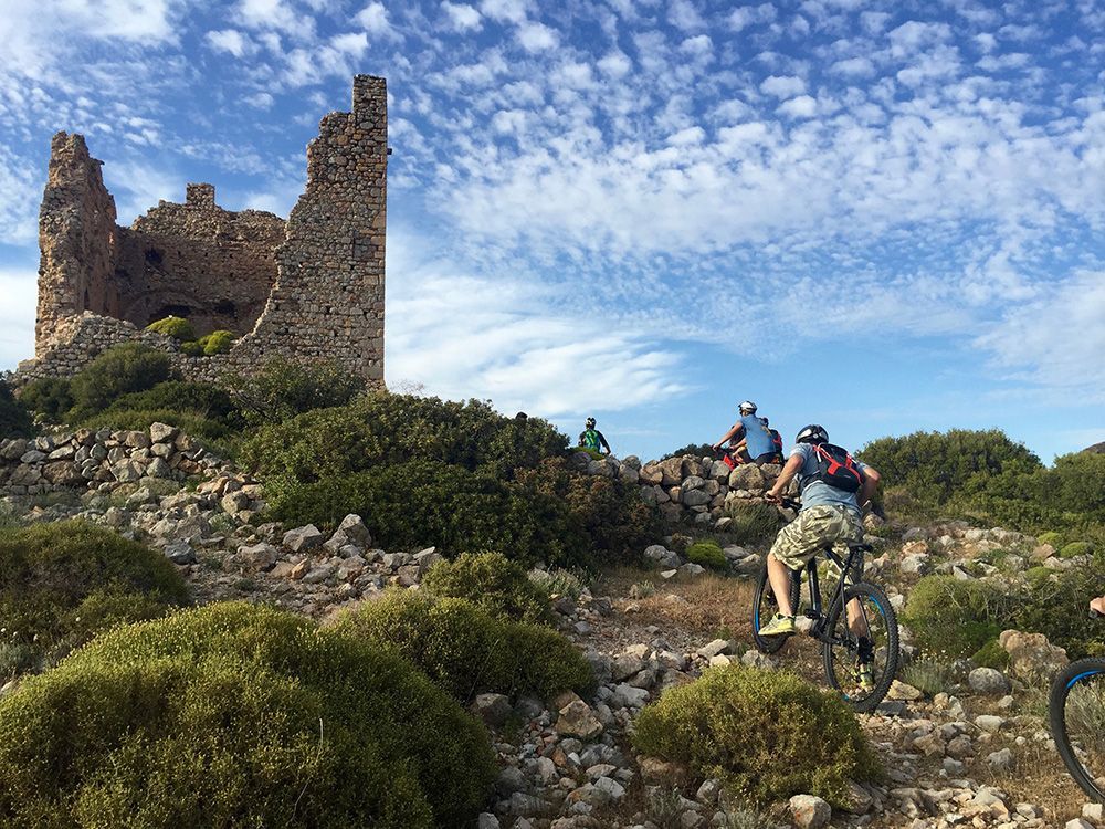 Biking in Chios